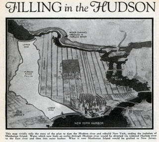 Illustration for article titled NYC's Centuries-Old Dream of Expanding Into the Hudson River Lives On